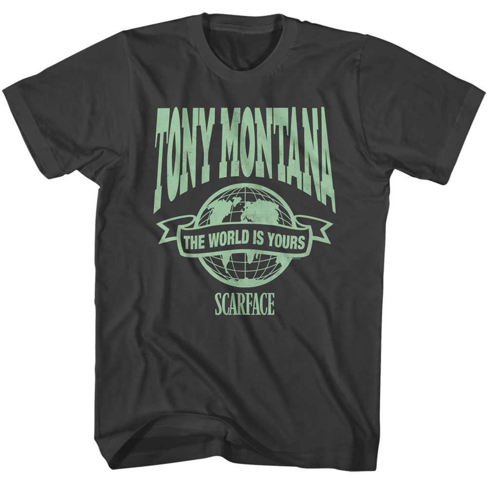 Scarface Banner Globe T-Shirt product image 1