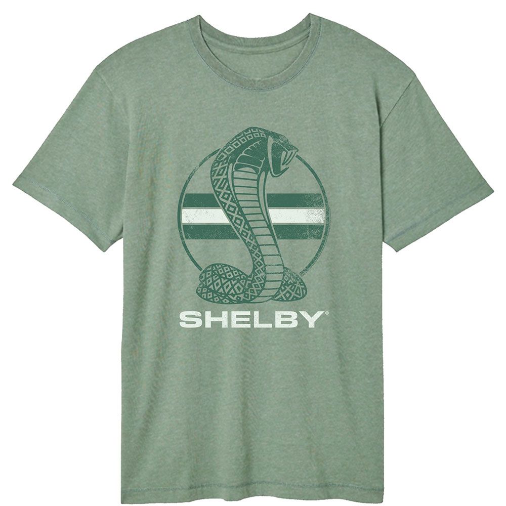 Carroll Shelby Cobra Circle Stripes Vintage Wash T-Shirt product image 1