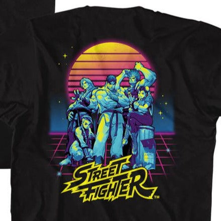 Street Fighter Synthwave 2 T-Shirt product image 2