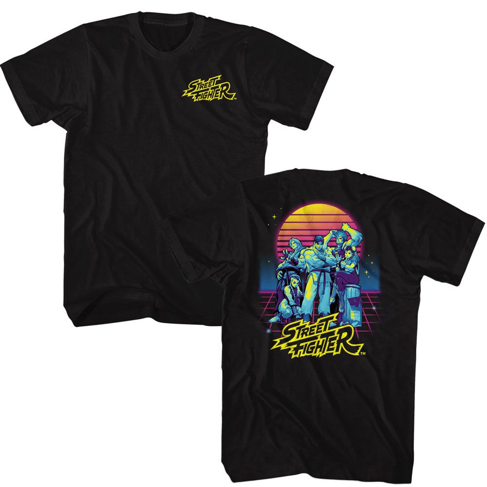 Street Fighter Synthwave 2 T-Shirt product image 1