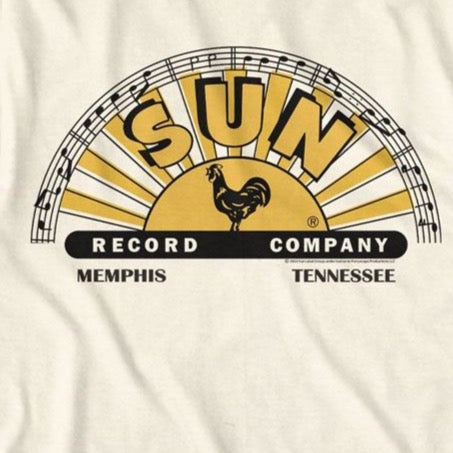 Sun Records Logo With Offset Color T-Shirt product image 2