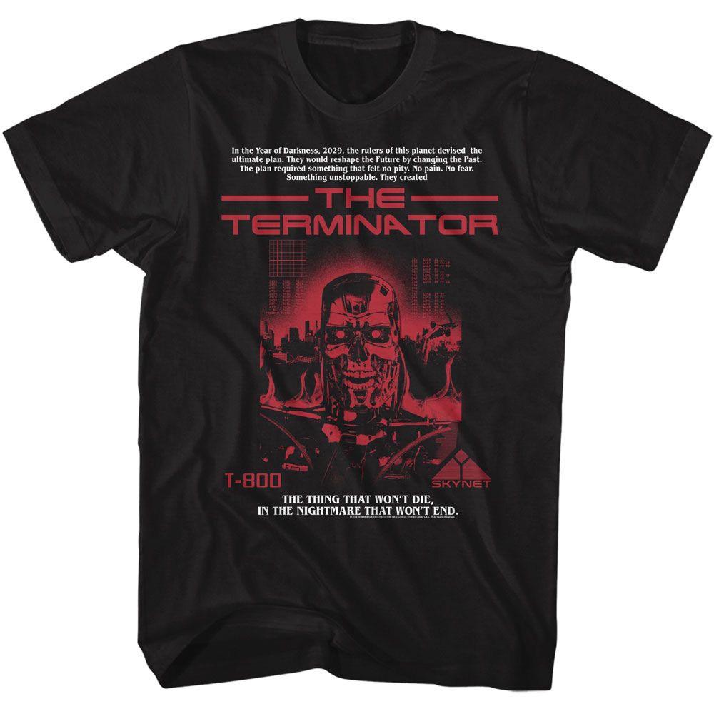 Terminator Red T 800 T-Shirt product image 1