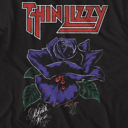 Thin Lizzy Black Rose T-Shirt product image 2