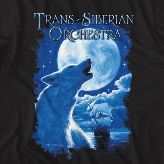 Trans Siberian Orchestra Night Ocean Wolf T-Shirt product image 2