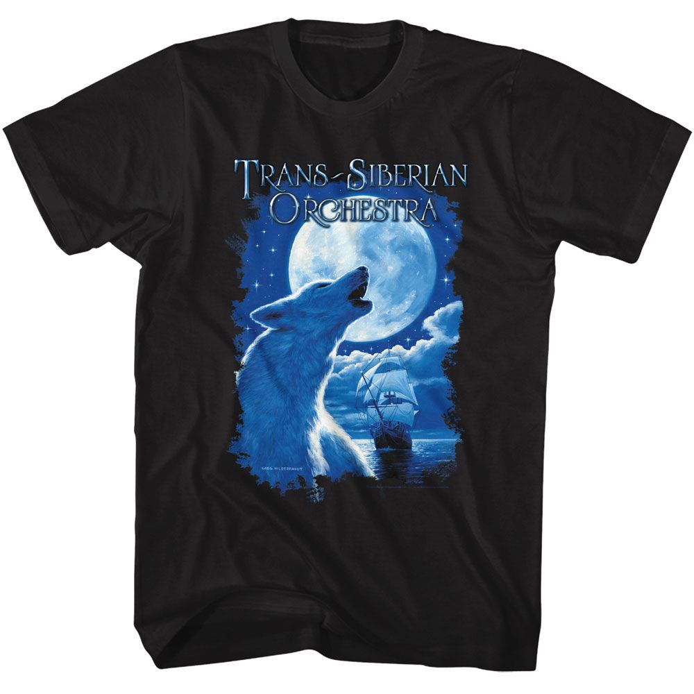 Trans Siberian Orchestra Night Ocean Wolf T-Shirt product image 1