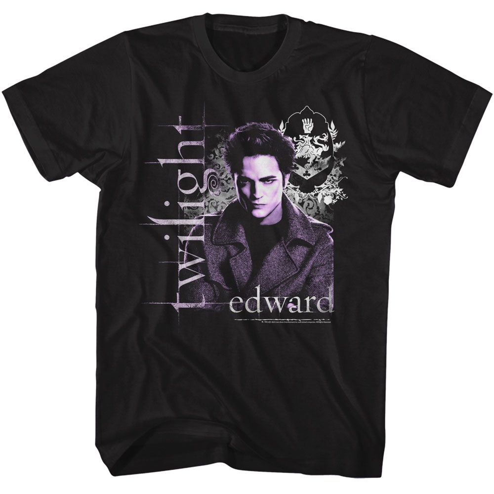 Twilight Edward And Crest T-Shirt product image 1