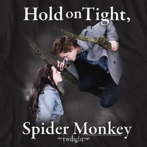 Twilight Hold On Spider Monkey T-Shirt product image 2