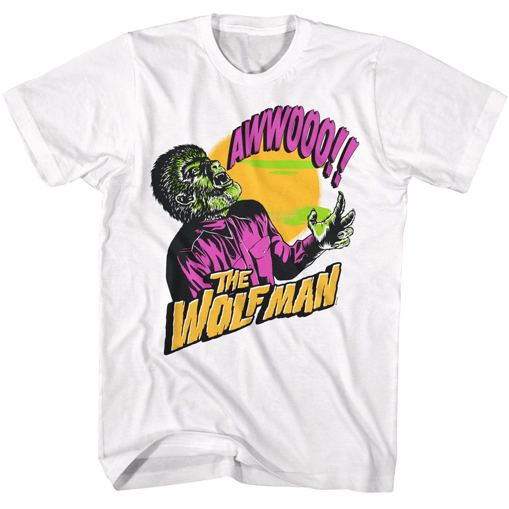 Universal Monsters Wolfman Howling T-Shirt product image 1