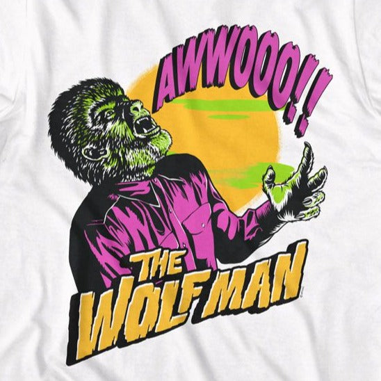 Universal Monsters Wolfman Howling T-Shirt product image 2