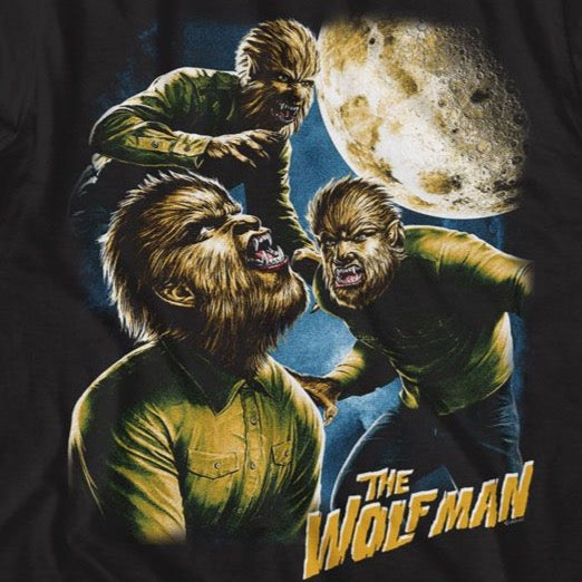 Universal Monsters Three Wolfman Moon T-Shirt product image 2