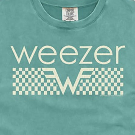 Weezer Off White Checkers Comfort Colors T-Shirt product image 2