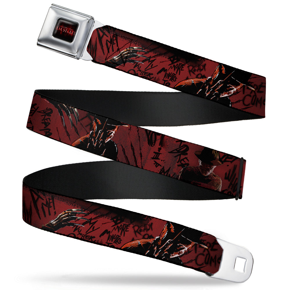 A Nightmare On Elm Street Logo Seatbelt Belt